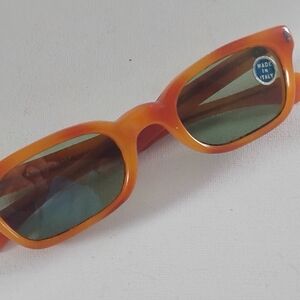 Rare Vintage Unisex Sunglasses with Green Glass Lenses. NOS Japan Sunglasses